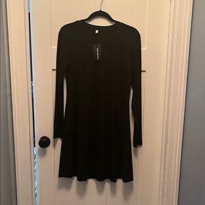 Zara Molerani Classic Black Long Sleeve Dress